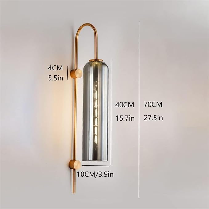 VINTAGE LINEAR GLASS WALL SCONE - AURA LIGHT