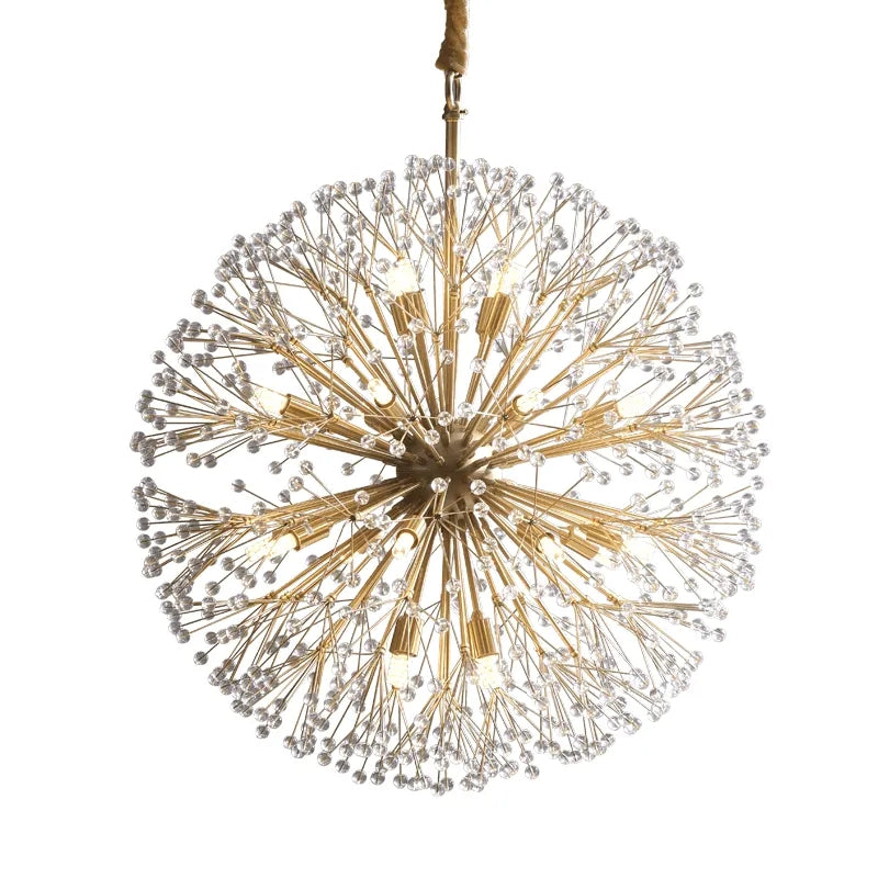 MODERN LUXURY LED CRYSTAL CHANDELIER DANDELION LIGHT - AURA LIGHT