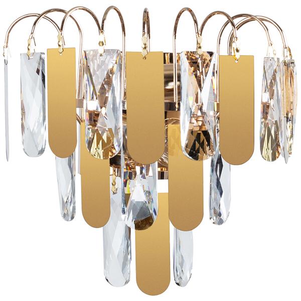 MODERN CRYSTAL STRIPES WALL LIGHT - AURA LIGHT