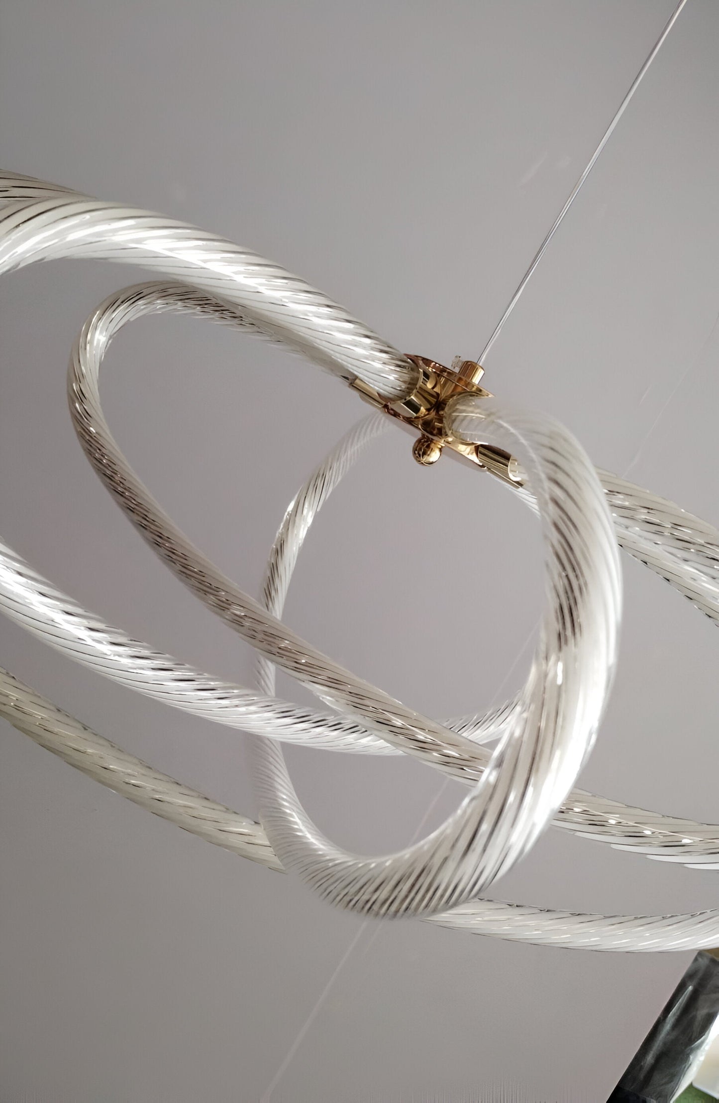 4 RING CLASSIC MINIMALIST CHANDELIER - AURA LIGHT