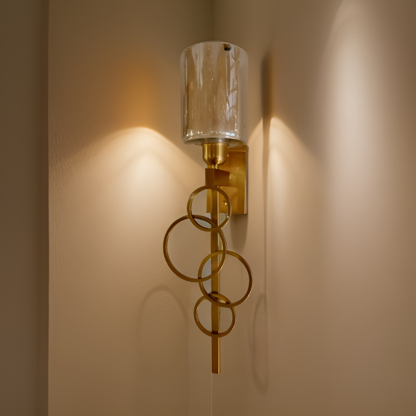 GOLD RING WALL LAMP - AURA LIGHT
