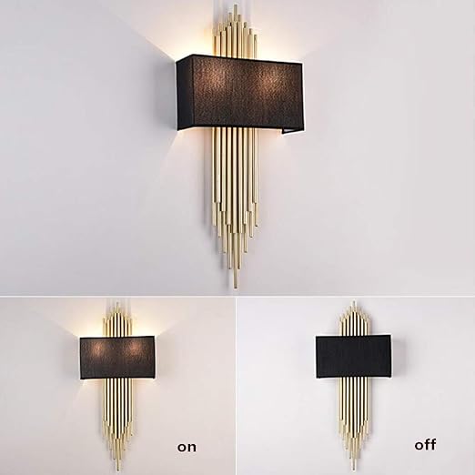 FABRIC SHADE WALL LAMP - AURA LIGHT
