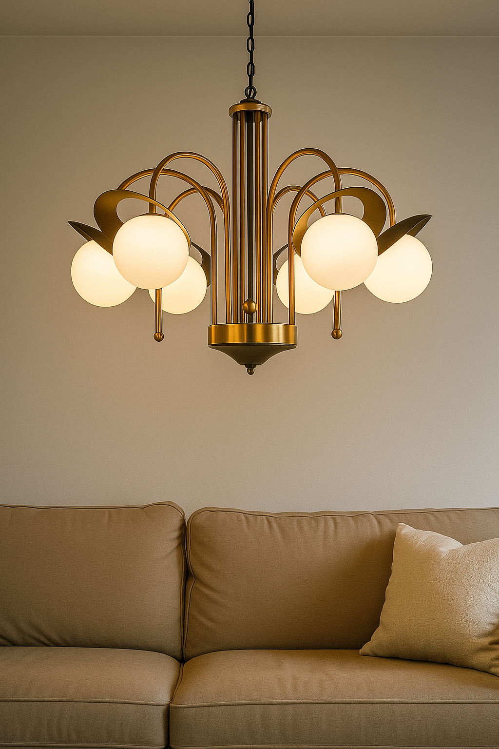 Ball chandelier - AURA LIGHT