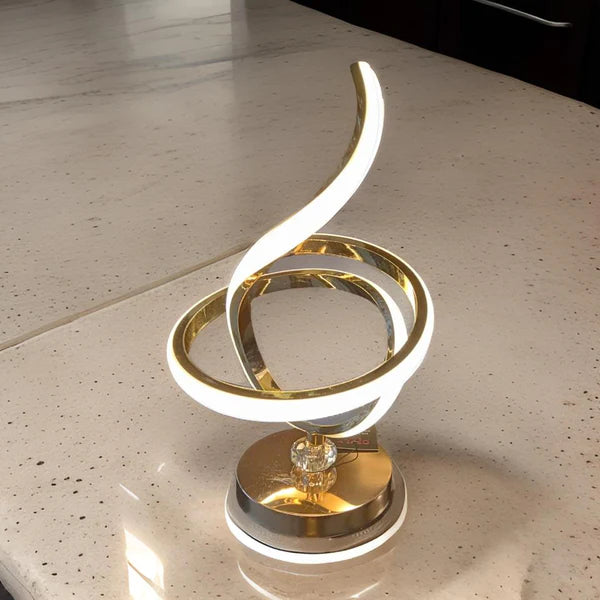 LED spiral table lamp - AURA LIGHT