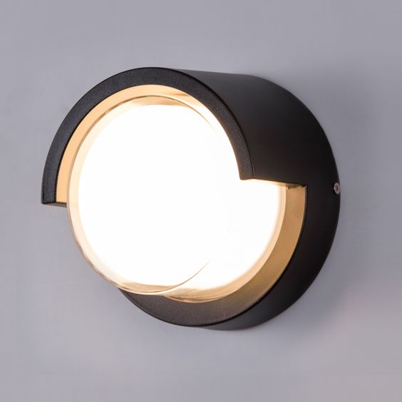ROUND LED OUTDOOR WALL LIGHT - AURA LIGHT