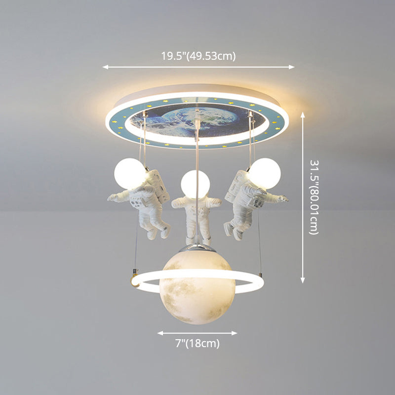 ASTRONAUT CHANDELIER - AURA LIGHT