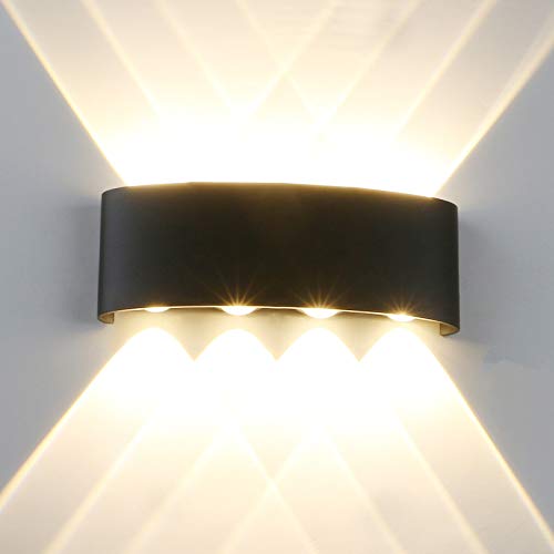 ALUMINIUM MODERN BLACK SHADE WALL LAMP - AURA LIGHT