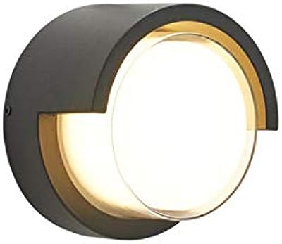 ROUND LED OUTDOOR WALL LIGHT - AURA LIGHT