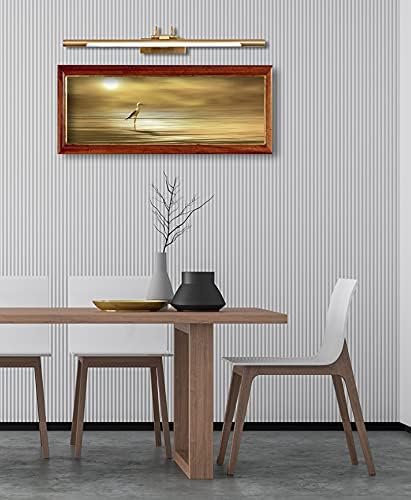 TRADITIONAL AND ELEGANT GOLD MIRROR LIGHT - AURA LIGHT