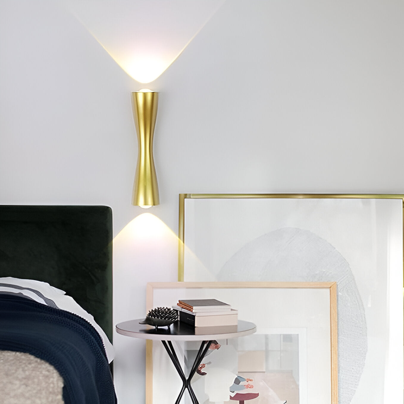 MODERN MINIMALIST DOUBLE HEAD WALL SCONE - AURA LIGHT