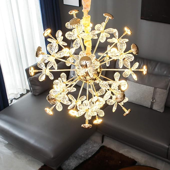 LUXURY ORB CRYSTAL CHANDELIER - AURA LIGHT