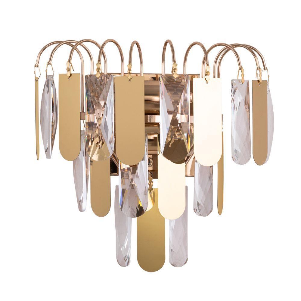 MODERN CRYSTAL STRIPES WALL LIGHT - AURA LIGHT