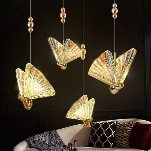 LUXURY BUTTERFLY PENDANT - AURA LIGHT
