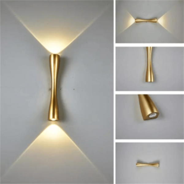 MODERN MINIMALIST DOUBLE HEAD WALL SCONE - AURA LIGHT