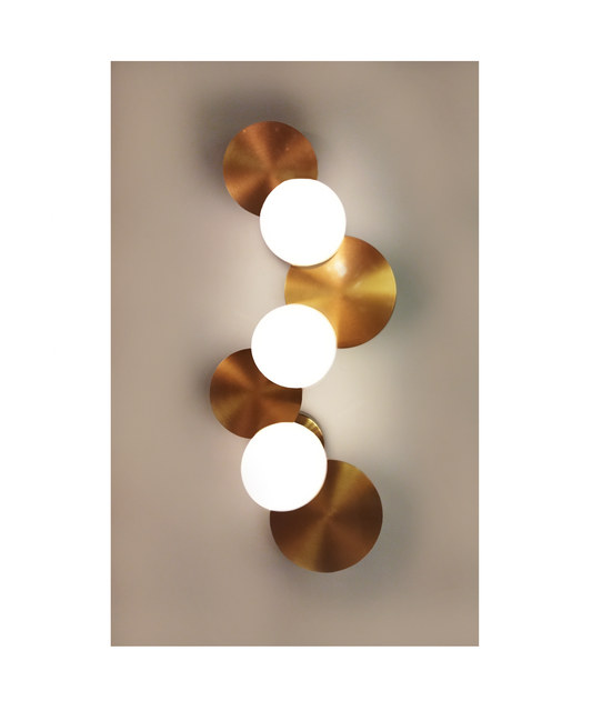 MODERN BRASS WALL LAMP - AURA LIGHT