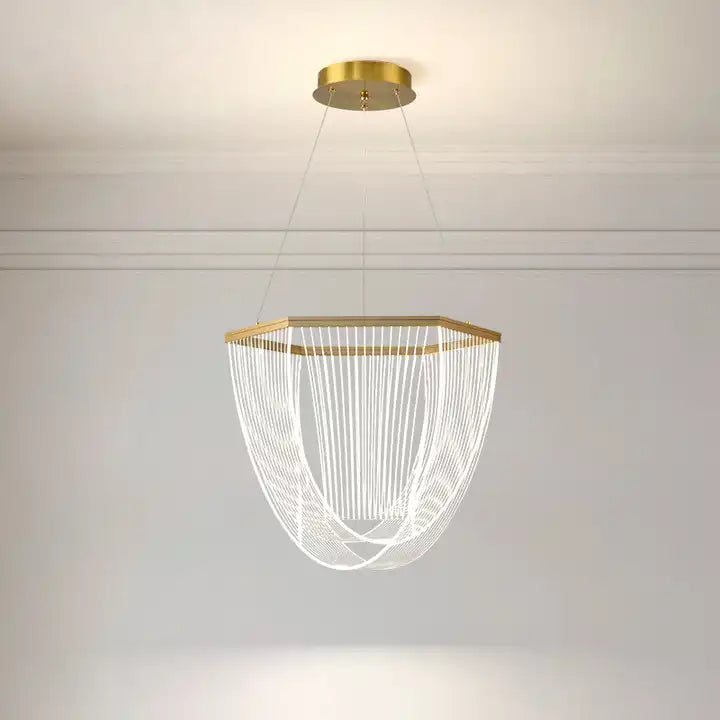 MODERN CRYSTAL PENDANT NORDIC CHANDELIER - AURA LIGHT