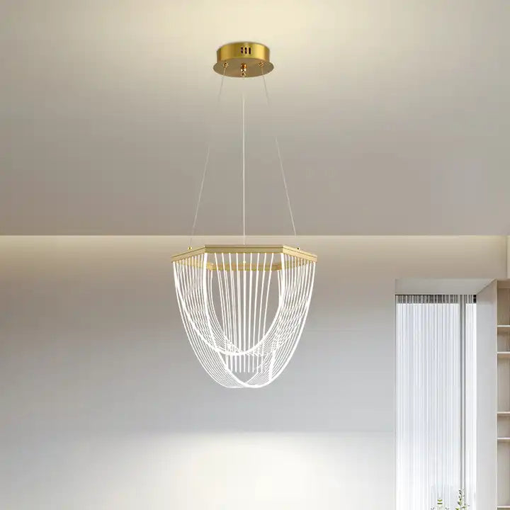MODERN CRYSTAL PENDANT NORDIC CHANDELIER - AURA LIGHT