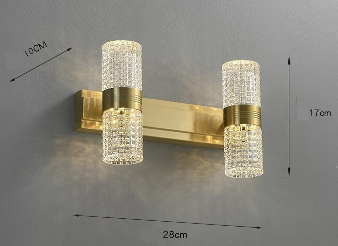 CRYSTAL LUXURY VANITY LIGHT - AURA LIGHT