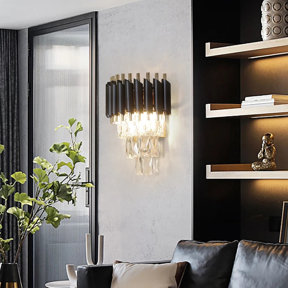 LUXURY CRYSTAL WALL LIGHT - AURA LIGHT