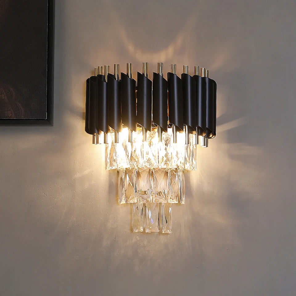 LUXURY CRYSTAL WALL LIGHT - AURA LIGHT