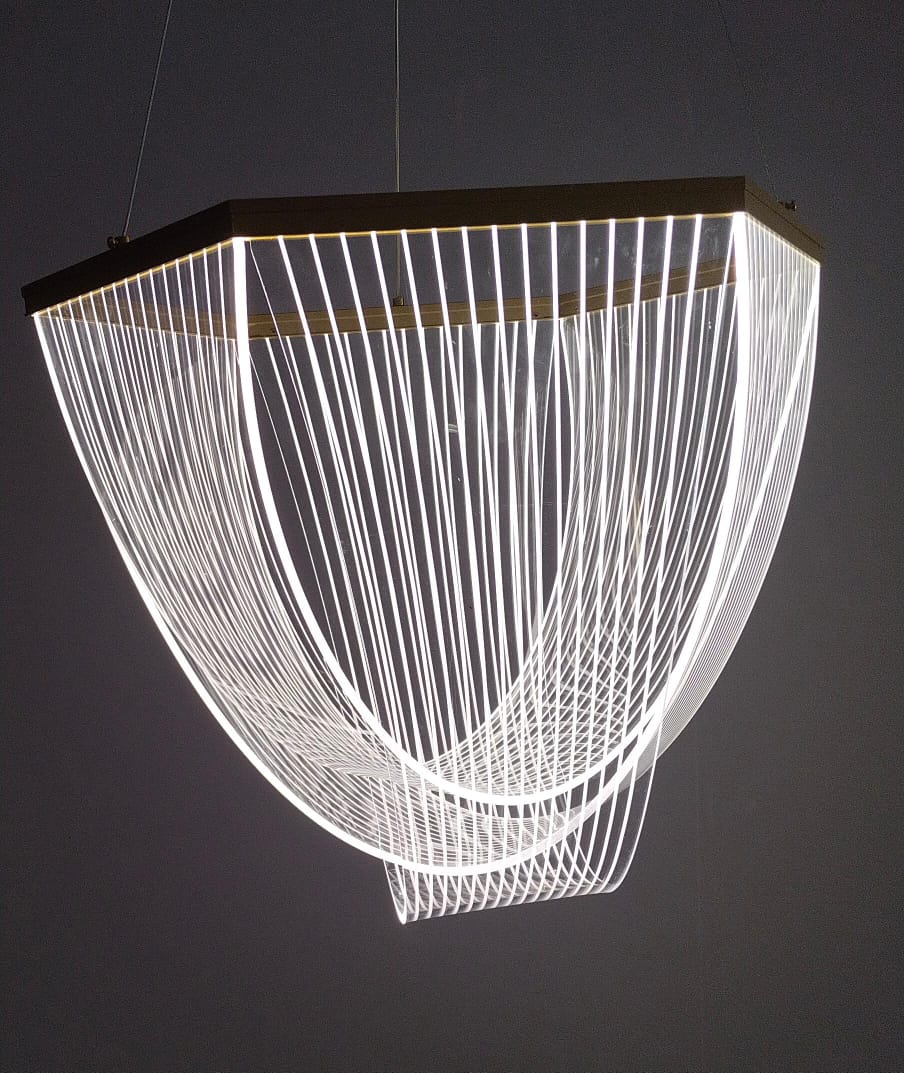 MODERN CRYSTAL PENDANT NORDIC CHANDELIER - AURA LIGHT
