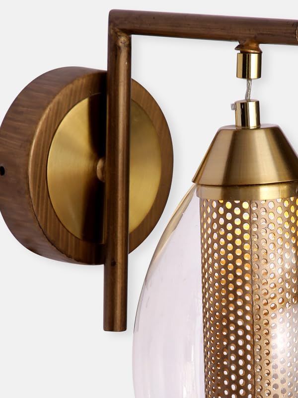 DECORATIVE HANGING GLASS WALL LAMP - AURA LIGHT