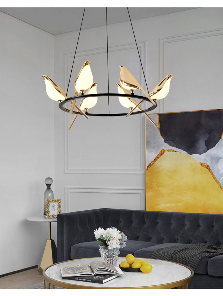 HUMMING BIRD CHANDELIER - AURA LIGHT