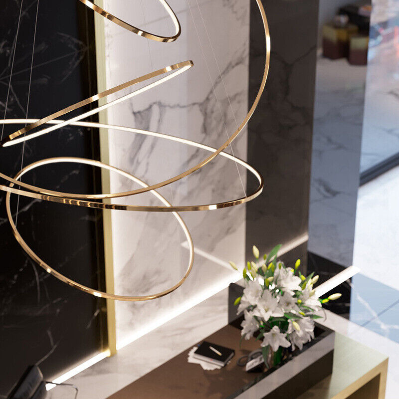 LED GOLD CHANDELIER - AURA LIGHT