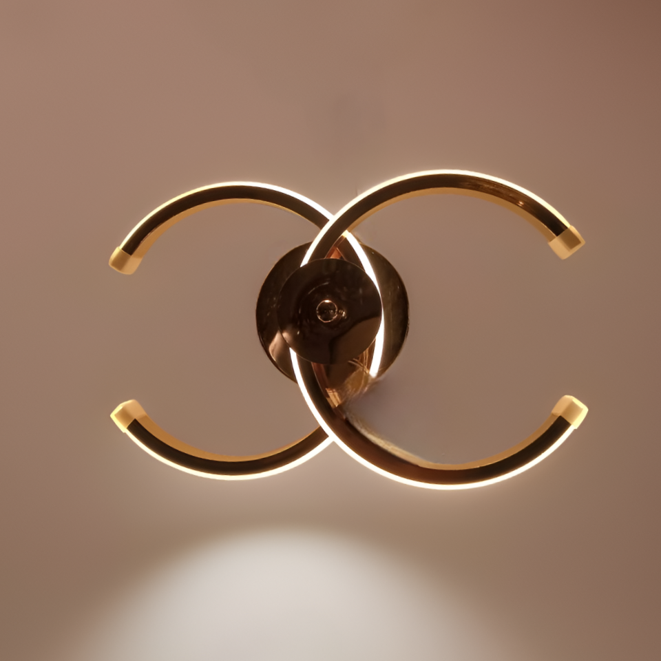 DOUBLE C SHAPE LED LIGHT - AURA LIGHT
