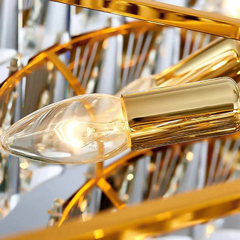 MODERN CRYSTAL CHANDELIER - AURA LIGHT