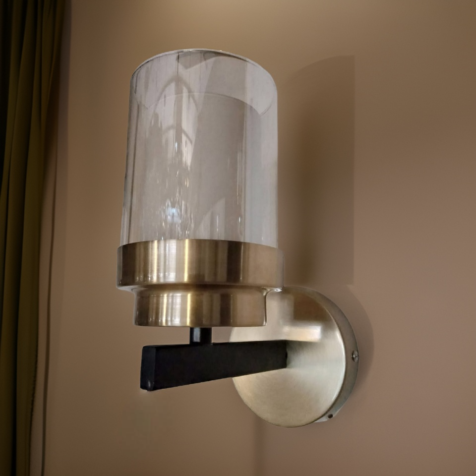CYLINDER GLASS WALL LAMP - AURA LIGHT