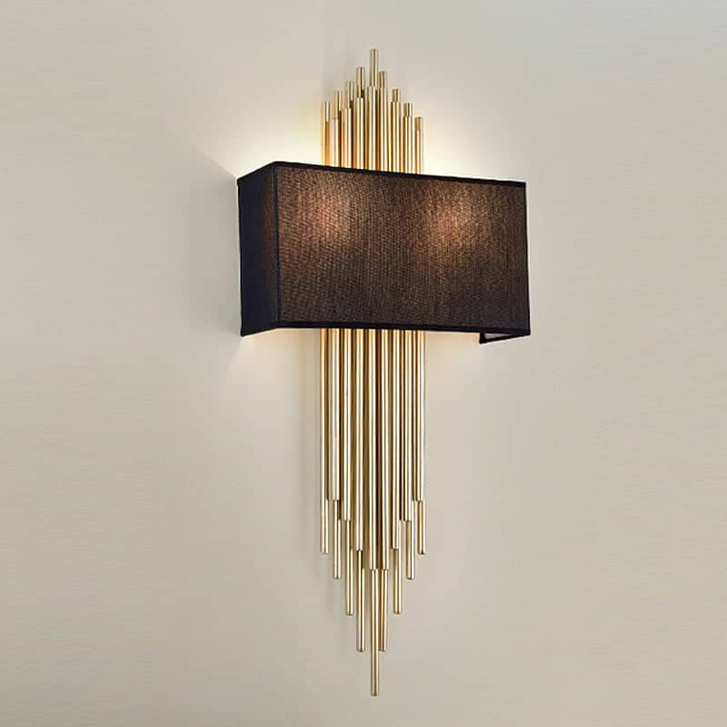 FABRIC SHADE WALL LAMP - AURA LIGHT