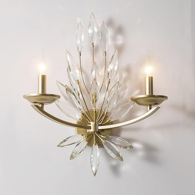 CRYSTAL PETAL WALL LIGHT - AURA LIGHT