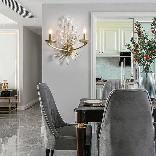 CRYSTAL PETAL WALL LIGHT - AURA LIGHT