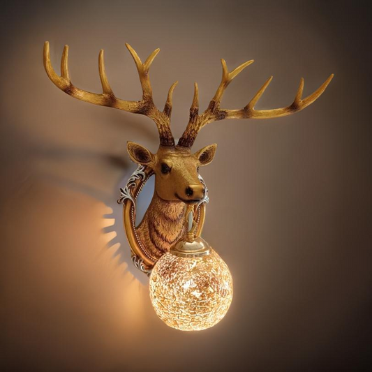 DEER HEAD WALL LIGHT - AURA LIGHT