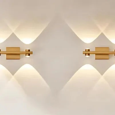 DOUBLE HEAD GOLD MIRROR LIGHT - AURA LIGHT