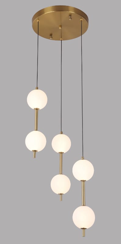 DOUBLE GLOBE PENDANT LIGHT - AURA LIGHT