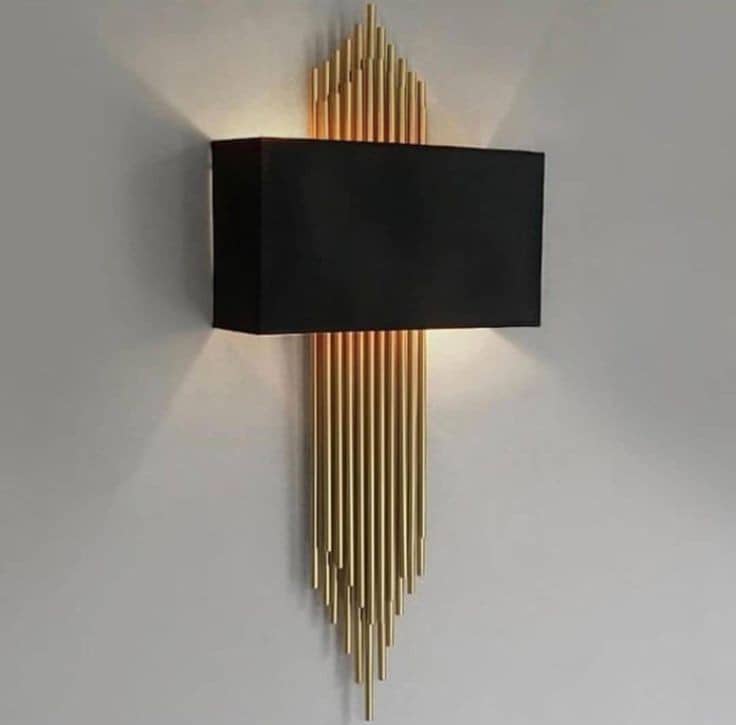 FABRIC SHADE WALL LAMP - AURA LIGHT