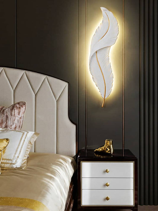 FEATHER WALL LIGHT (2 FT) - AURA LIGHT