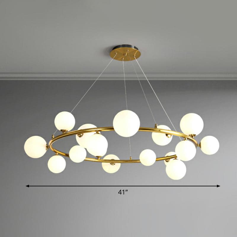 ROUND GLOBE CHANDELIER - AURA LIGHT