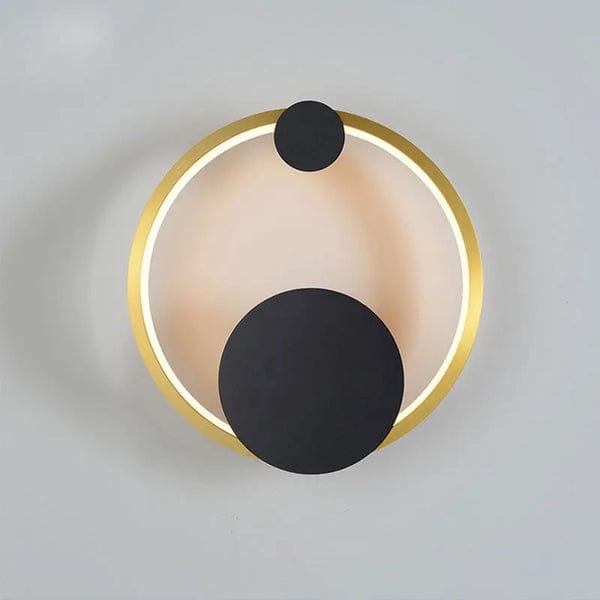 ROUND GOLD WALL FIXTURE - AURA LIGHT