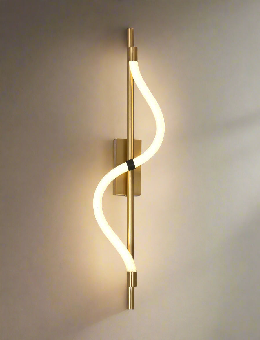 GOLD SPIRAL LIGHT - AURA LIGHT