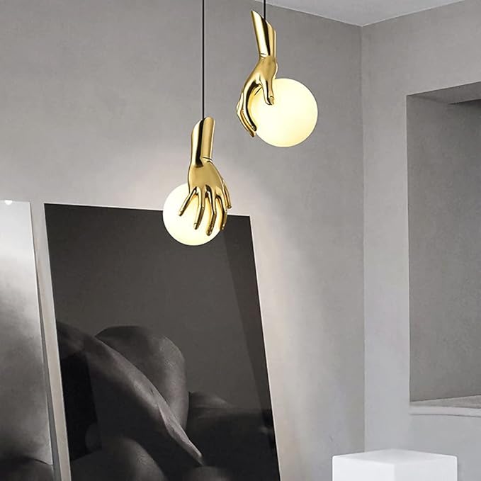 HAND GLOBE PENDANT LIGHT - AURA LIGHT
