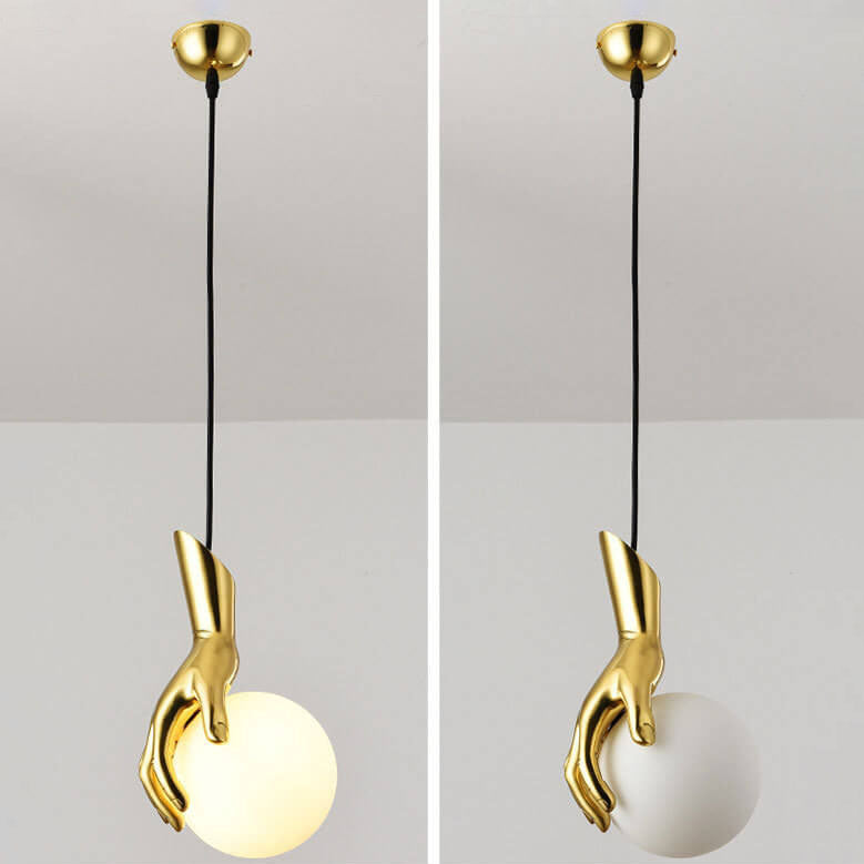 HAND GLOBE PENDANT LIGHT - AURA LIGHT