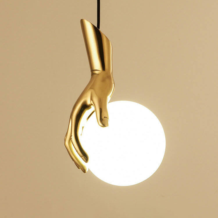 HAND GLOBE PENDANT LIGHT - AURA LIGHT