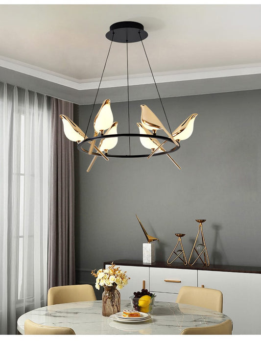HUMMING BIRD CHANDELIER - AURA LIGHT
