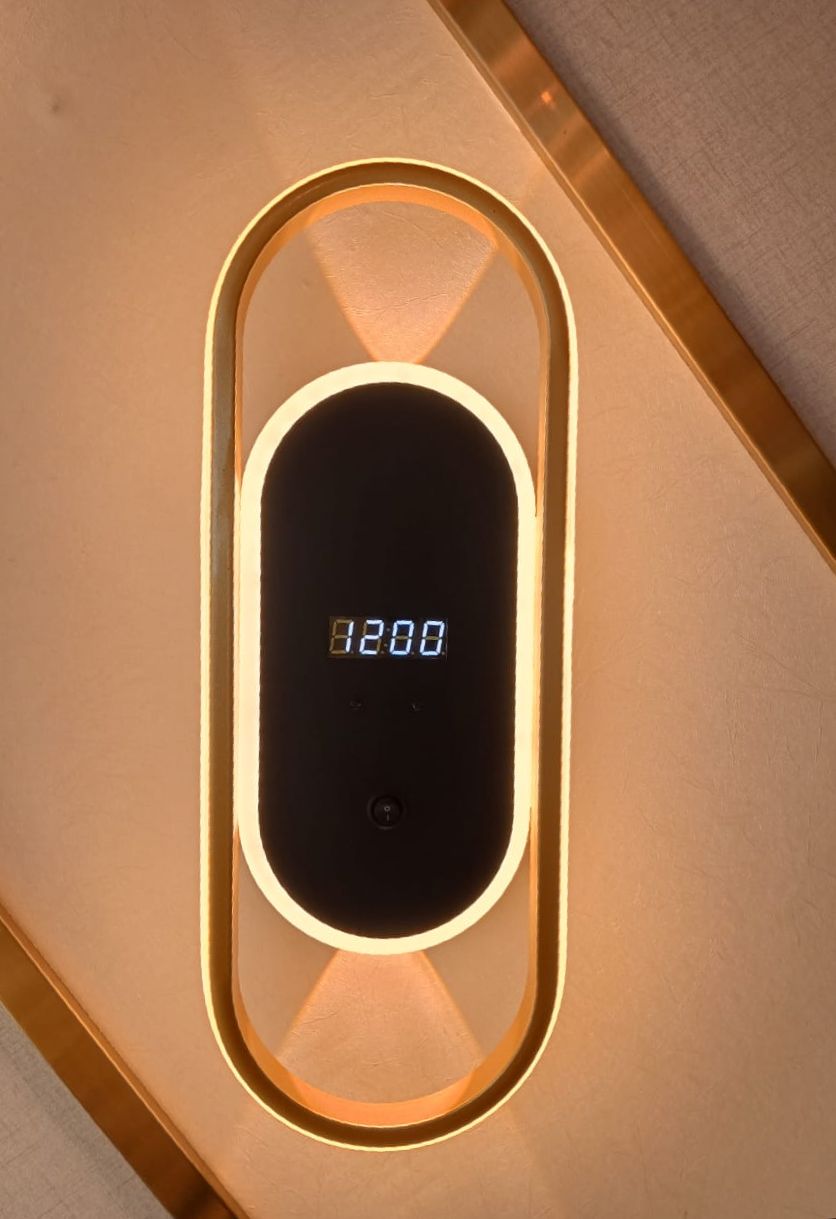 LED DIGITAL WALL CLOCK LIGHT - AURA LIGHT