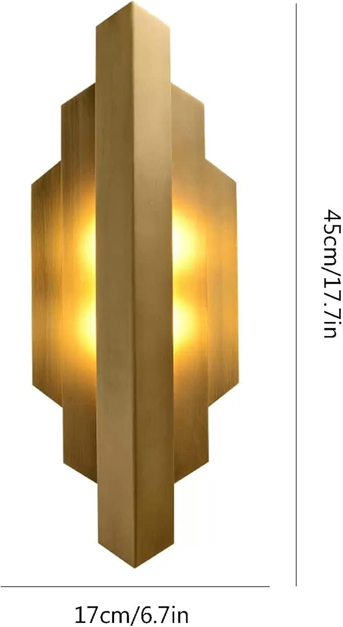 GOLD CRAFT WALL LIGHT - AURA LIGHT