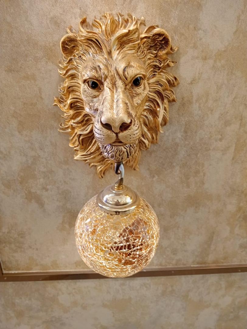 LION HEAD WALL LAMP - AURA LIGHT