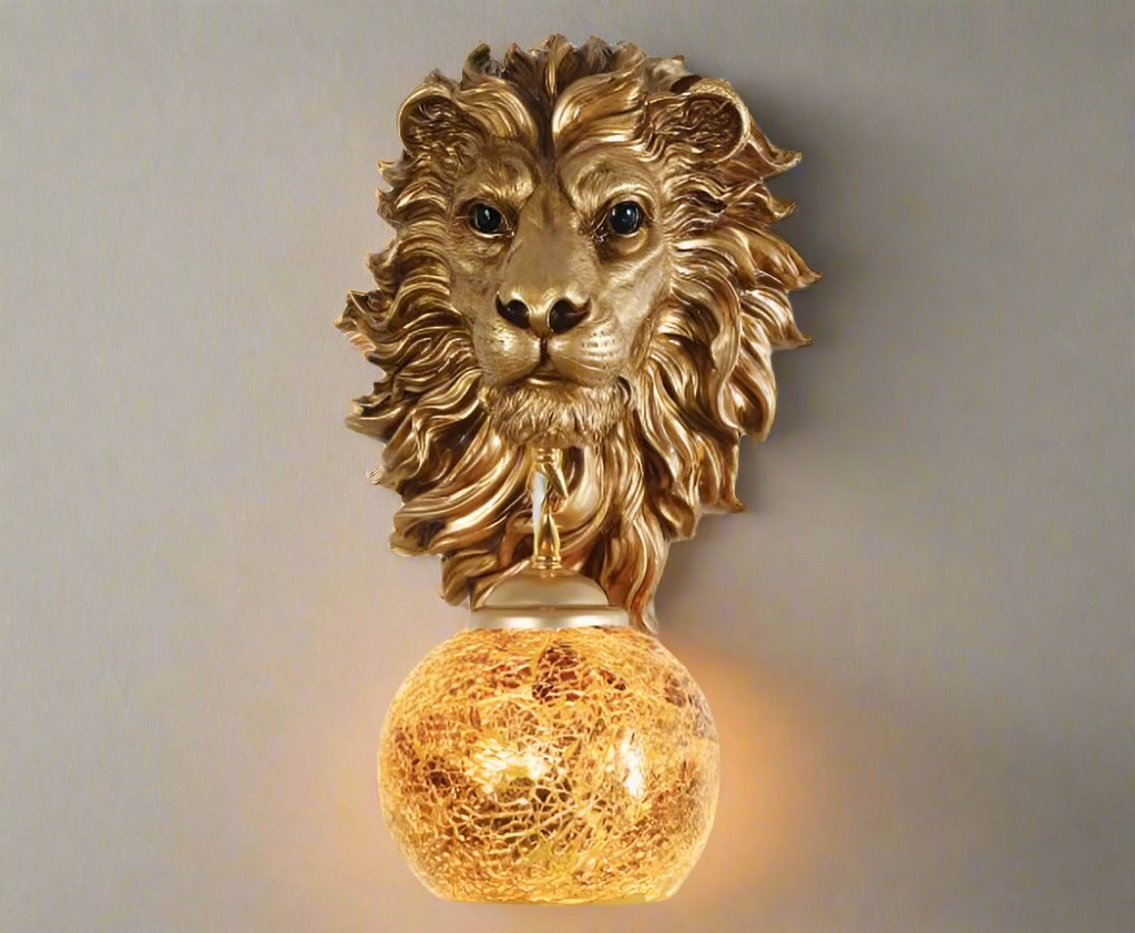 LION HEAD WALL LAMP - AURA LIGHT